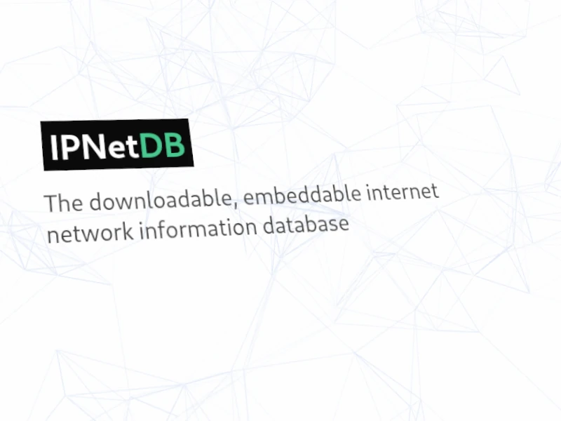 Image of the IPNetDB project website